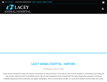 Tablet Screenshot of laceyanimalhospital.com